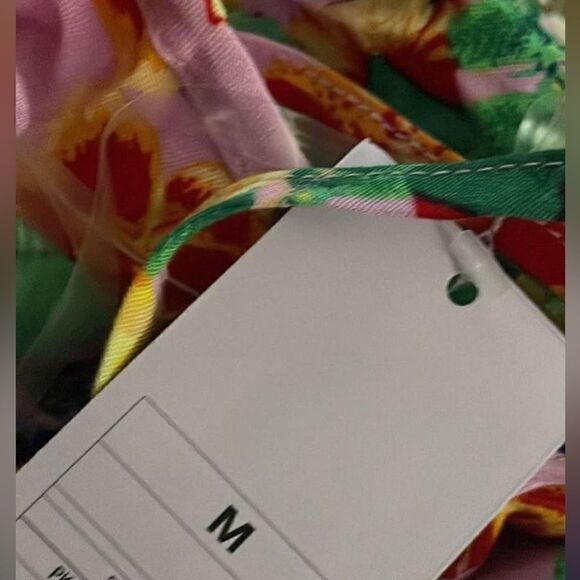 - *NEW* Medium Women's Sleeveless Woven Fit & Flare Dress - Wild Fable Pin… - Picture 7 of 7